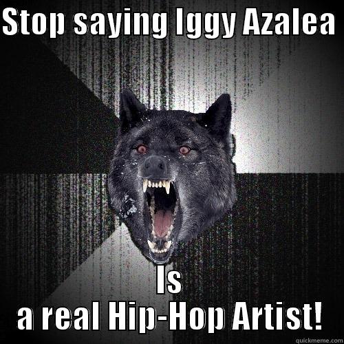 STOP SAYING IGGY AZALEA  IS A REAL HIP-HOP ARTIST! Insanity Wolf