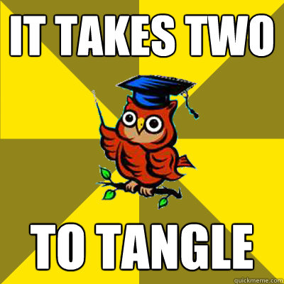 it takes two to tangle  Observational Owl