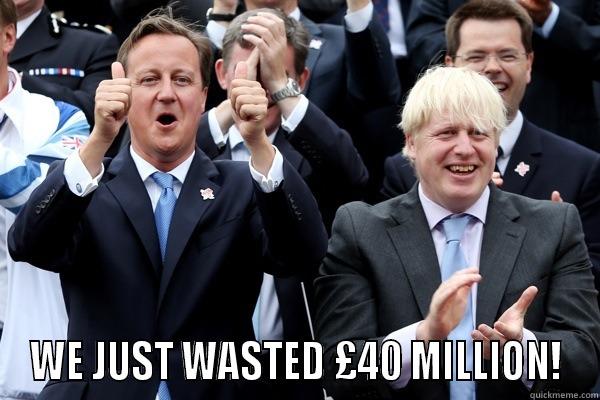  WE JUST WASTED £40 MILLION! Misc