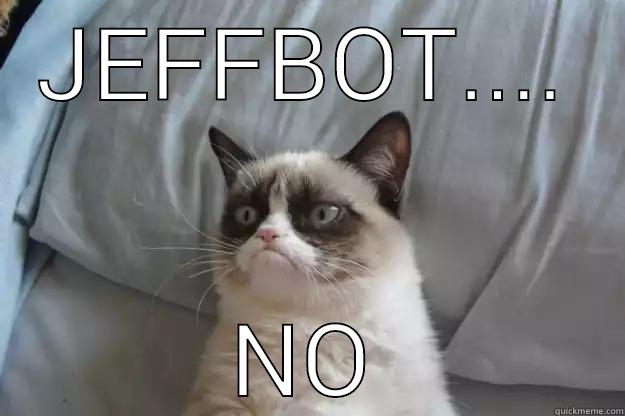 JEFFBOT.... NO Grumpy Cat