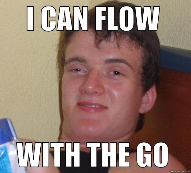I CAN FLOW WITH THE GO 10 Guy