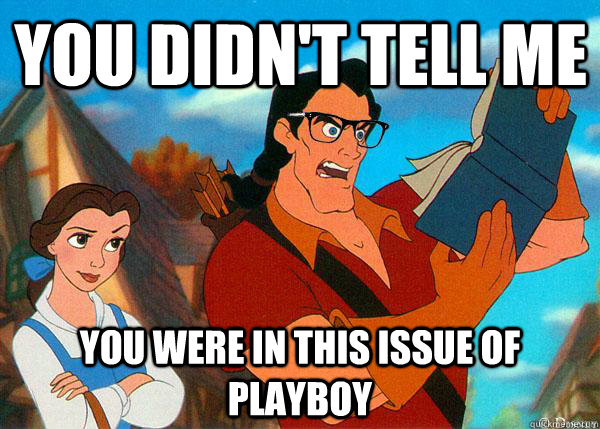 you didn't tell me You were in this issue of playboy  Hipster Gaston 2