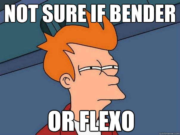 not sure if bender or flexo  Futurama Fry