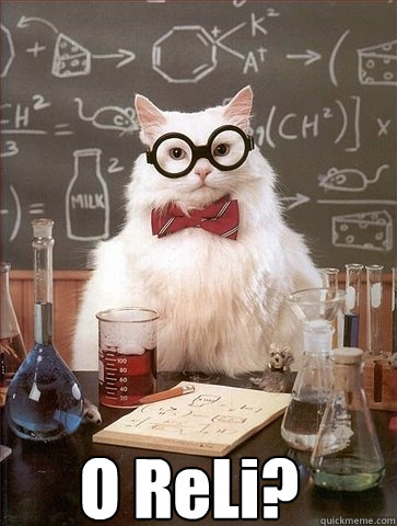  O ReLi?  Chemistry Cat