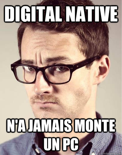 DIGITAL NATIVE N'A JAMAIS MONTE UN PC  Junior Art Director