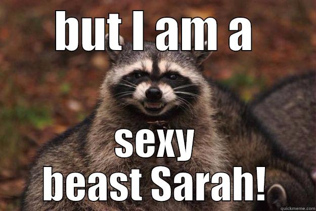 BUT I AM A SEXY BEAST SARAH! Evil Plotting Raccoon