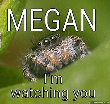 MEGAN I'M WATCHING YOU Misunderstood Spider