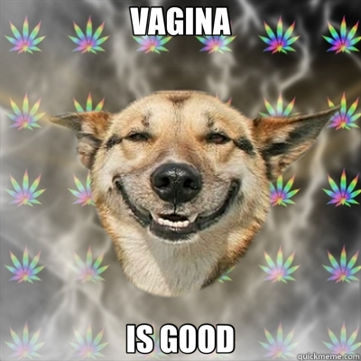 VAGINA IS GOOD  Stoner Dog