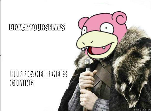 Brace yourselves hurricane irene is coming  