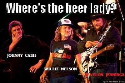 the highwaymen - WHERE'S THE BEER LADY?  Misc