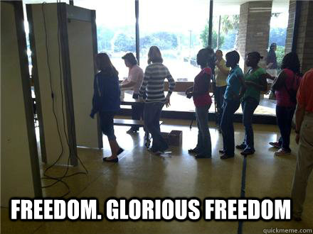 Freedom. Glorious freedom  American Freedom