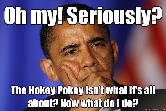 Oh my! Seriously? The Hokey Pokey isn't what it's all about? Now what do I do? - Oh my! Seriously? The Hokey Pokey isn't what it's all about? Now what do I do?  Misc