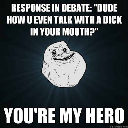 Response in debate: 