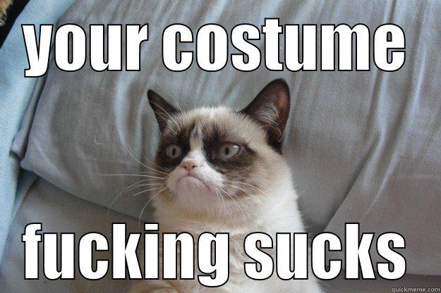 YOUR COSTUME FUCKING SUCKS Grumpy Cat