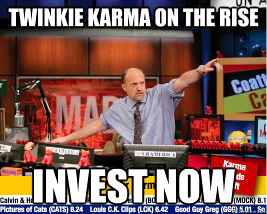 twinkie karma on the rise invest now - twinkie karma on the rise invest now  Mad Karma with Jim Cramer