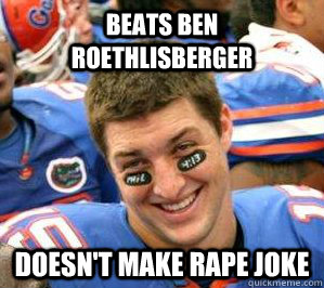 Beats Ben Roethlisberger Doesn't make rape joke  