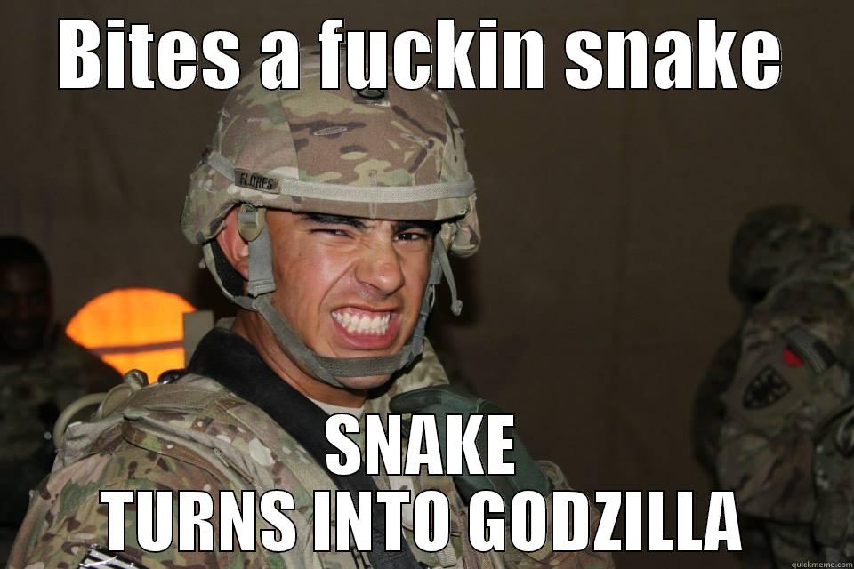 snaaakes  - BITES A FUCKIN SNAKE SNAKE TURNS INTO GODZILLA Misc