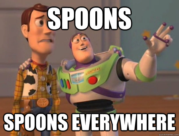 Spoons Spoons everywhere   Buzz Lightyear