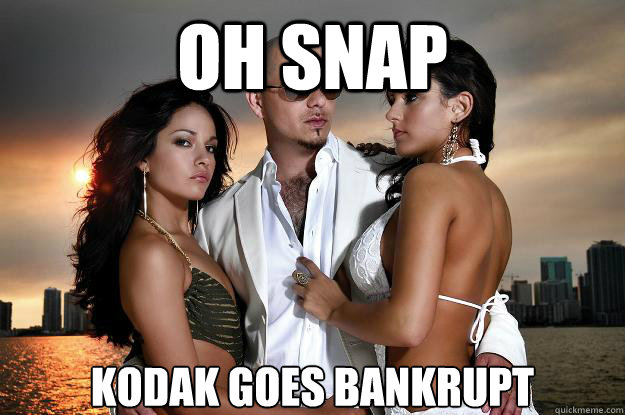 Oh Snap Kodak Goes Bankrupt  