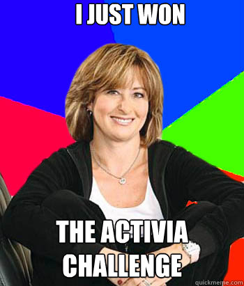 I just won the Activia Challenge  Sheltering Suburban Mom