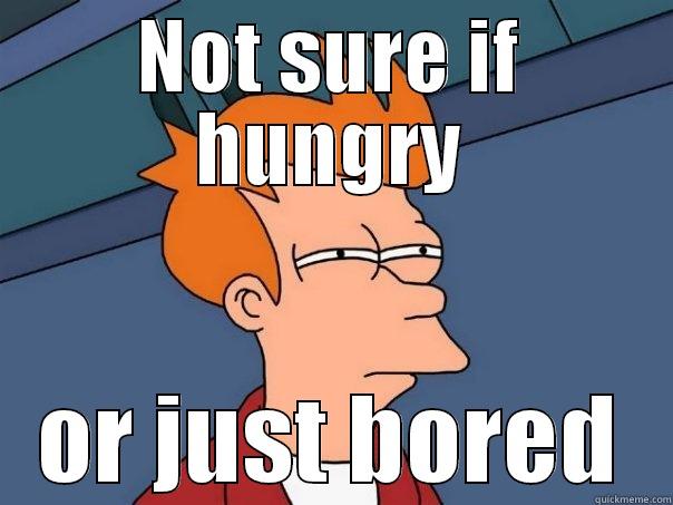 NOT SURE IF HUNGRY OR JUST BORED Futurama Fry