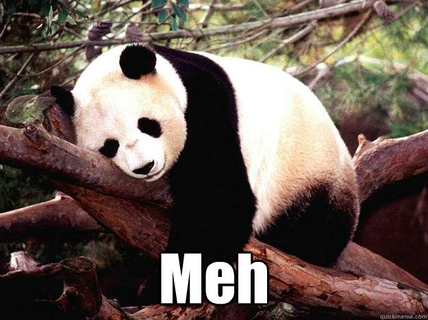  Meh  Procrastination Panda