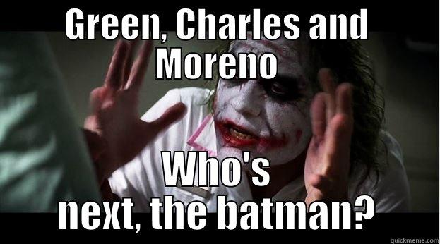 GREEN, CHARLES AND MORENO WHO'S NEXT, THE BATMAN? Joker Mind Loss