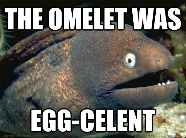 the omelet was Egg-celent - the omelet was Egg-celent  Misc