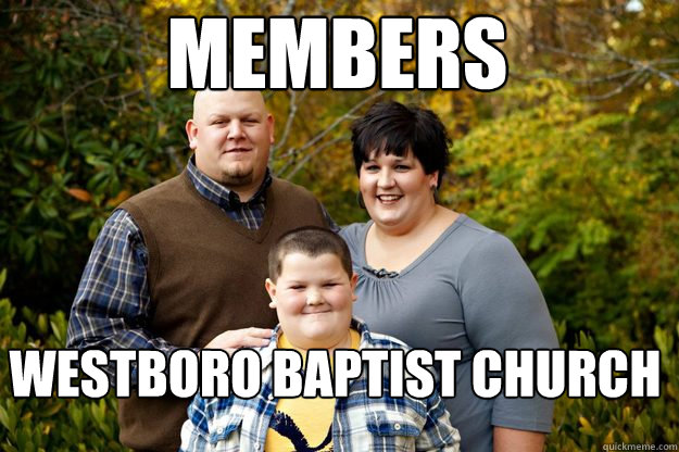 members westboro baptist church  Happy American Family