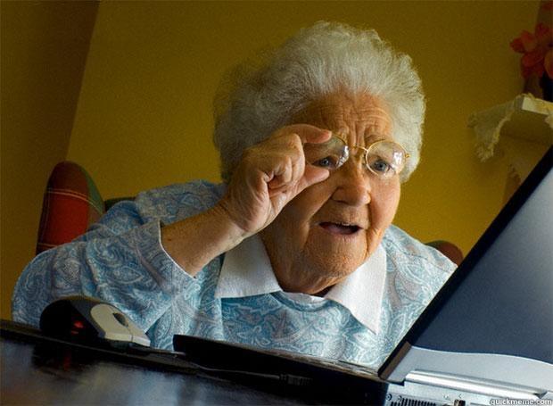 Mira me copio mis frases no tiene imaginación  -   Grandma finds the Internet