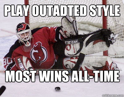 Play Outadted Style MOST WINS ALL-TIME  Awesome Martin Brodeur