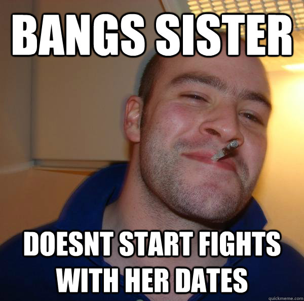 Bangs sister Doesnt start fights with her dates - Bangs sister Doesnt start fights with her dates  Misc