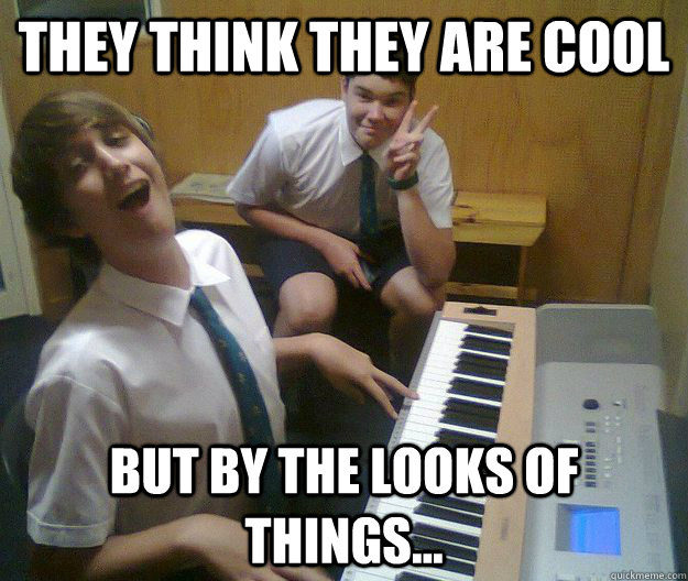 they think they are cool but by the looks of things... - they think they are cool but by the looks of things...  Matthew and Caleb