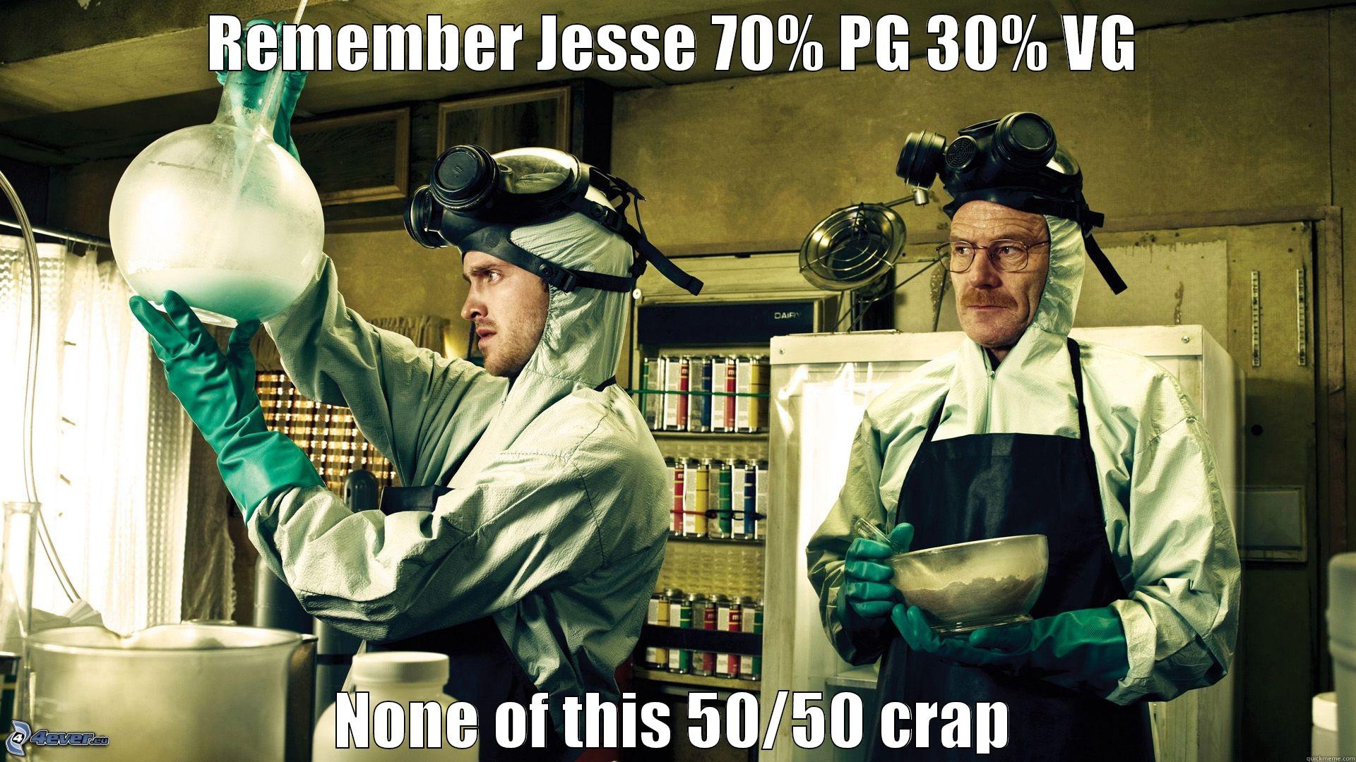 REMEMBER JESSE 70% PG 30% VG NONE OF THIS 50/50 CRAP Misc