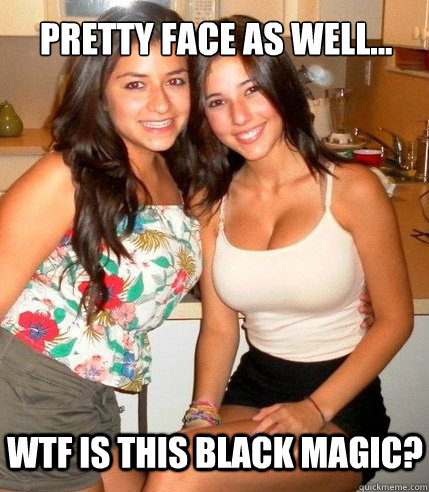 wtf is this black magic? pretty face as well...  
