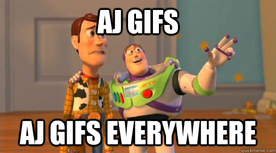 AJ Gifs AJ gifs everywhere - AJ Gifs AJ gifs everywhere  Buzz Glitter