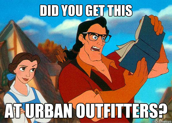 Did you get this at urban outfitters?  Hipster Gaston