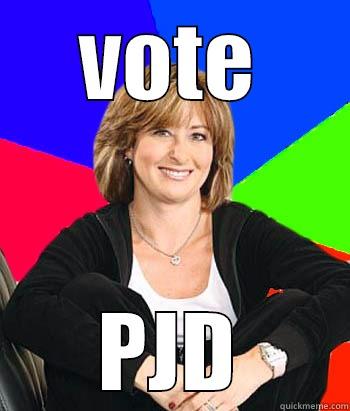 VOTE PJD Sheltering Suburban Mom