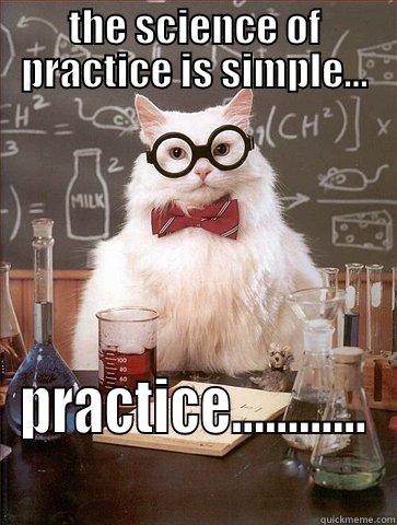 Science pf practice - THE SCIENCE OF PRACTICE IS SIMPLE... PRACTICE............ Chemistry Cat