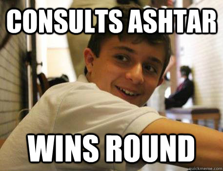 consults ashtar wins round  