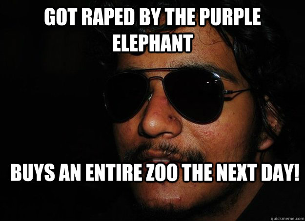 Got Raped by the Purple Elephant Buys an entire zoo the next day!  Rich Delhi Boy