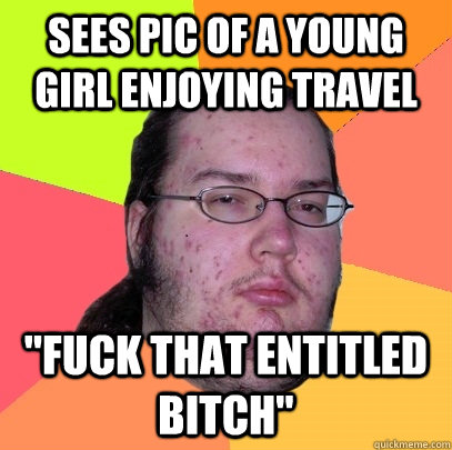 Sees Pic of a Young Girl enjoying travel 