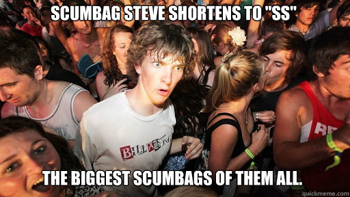 Scumbag Steve shortens to 