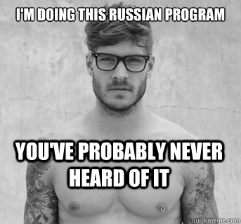 I'm doing this Russian program You've probably never heard of it  