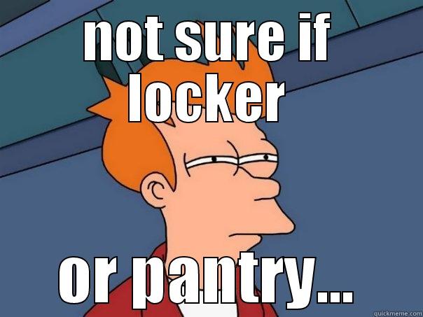 Pantry Locker - NOT SURE IF LOCKER OR PANTRY... Futurama Fry