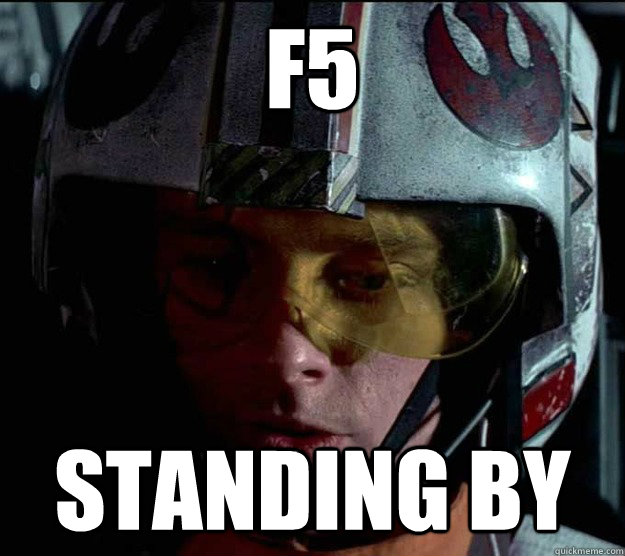 F5 Standing by - F5 Standing by  Misc