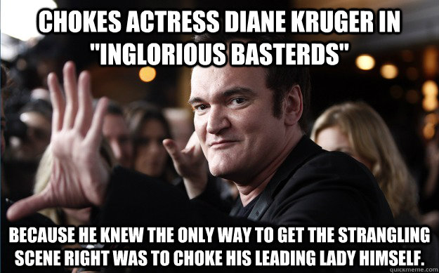 Chokes actress Diane Kruger in 