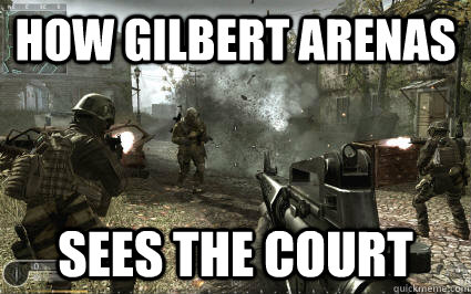 How Gilbert Arenas Sees the court - How Gilbert Arenas Sees the court  Arenas