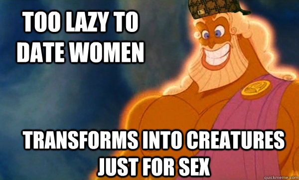 too lazy to date women transforms into creatures just for sex  