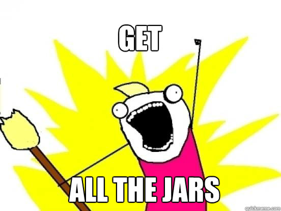 GET ALL the jars - GET ALL the jars  X All The Things